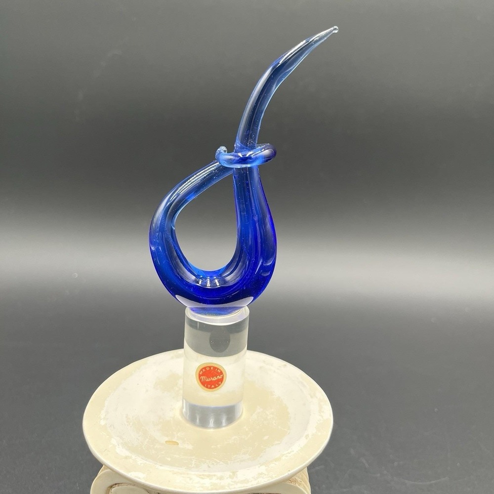 Authentic Murano Glass Venetian Italian Love Knot Vintage Free form Sculpture